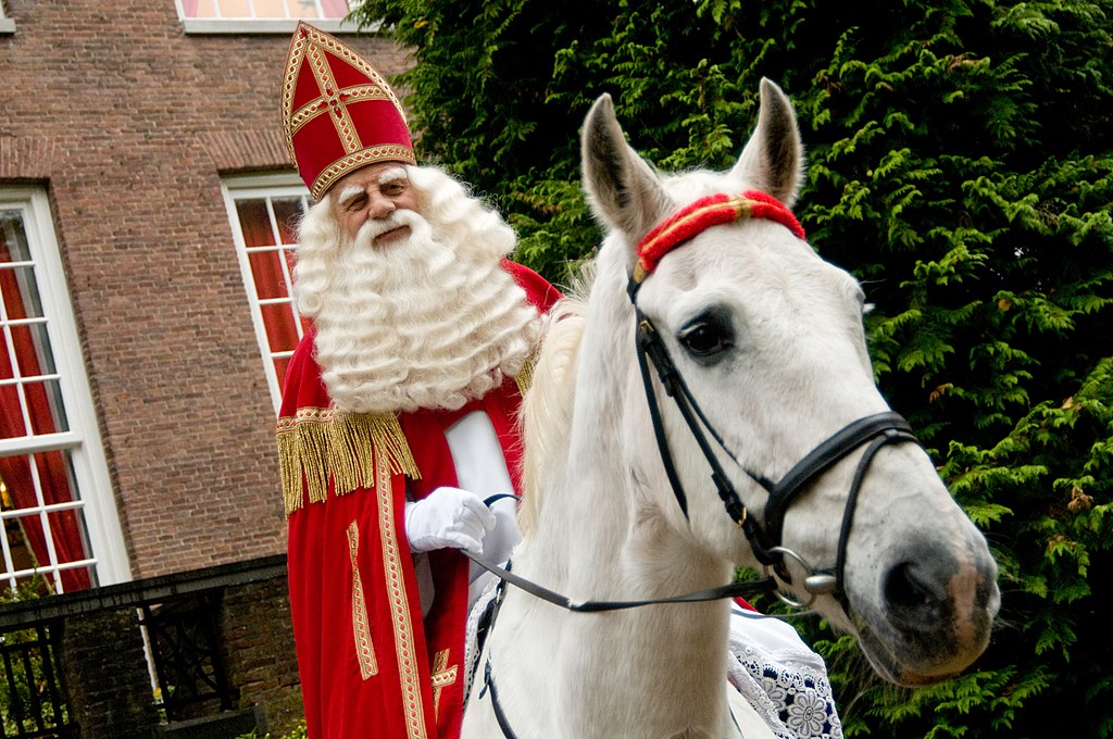 Nikolausfest in Holland - Sinterklaas mit Pferd