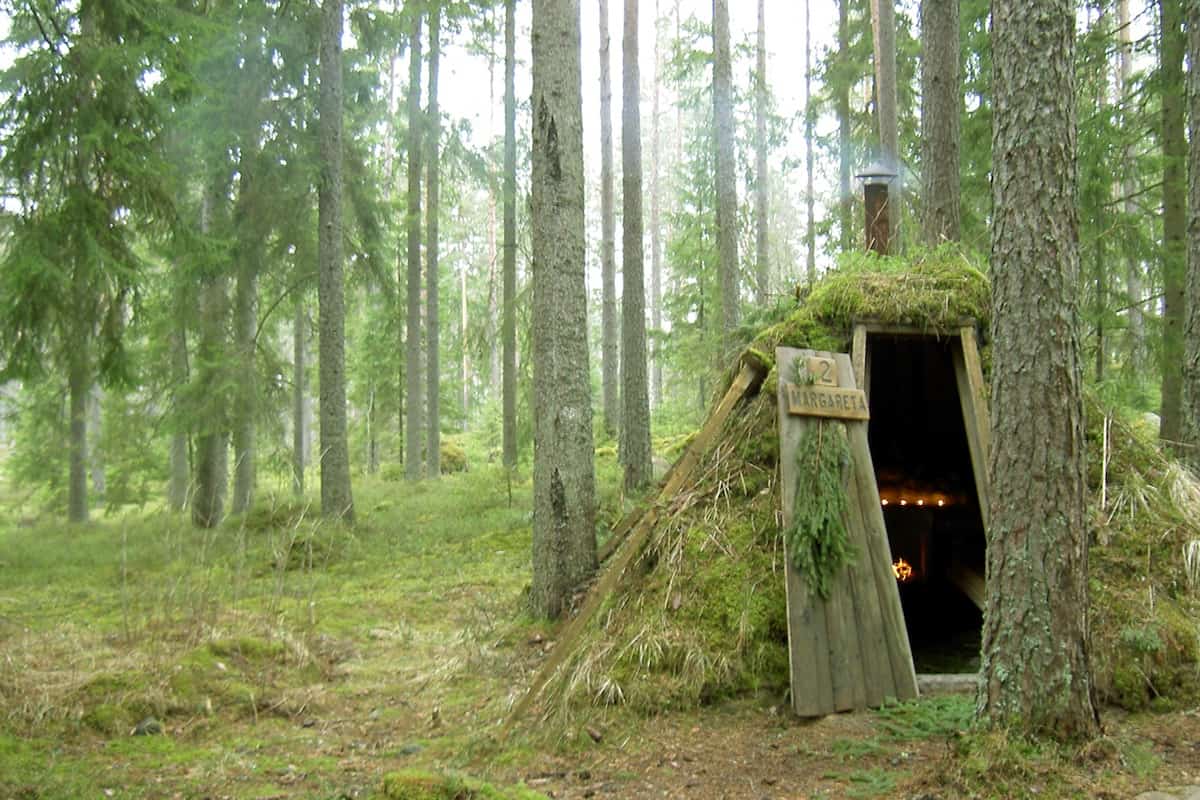 Waldhuette in Kolarbyn, Schweden