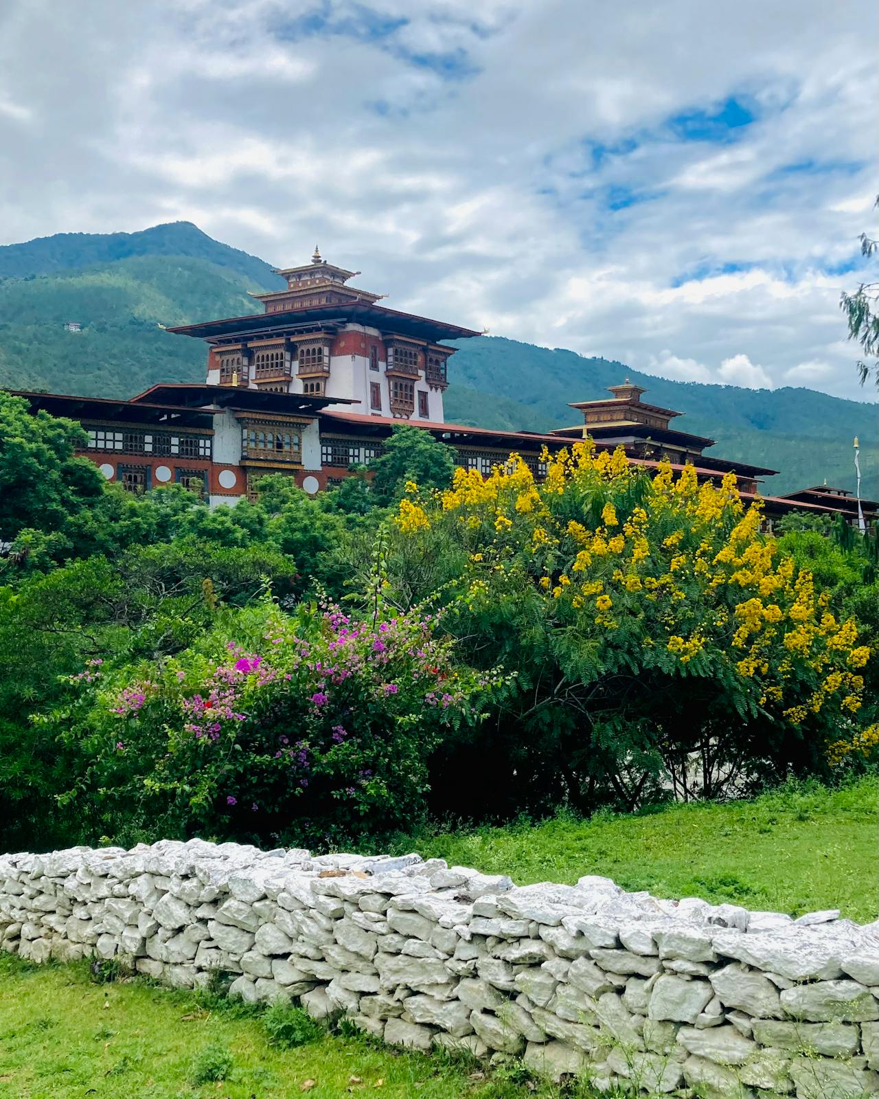 Panukha - Tempelstadt in Bhutan